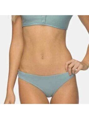 NWT Tavik Ali Mini Swim Bottom in Ribbed Dusty Blue - Size: Large